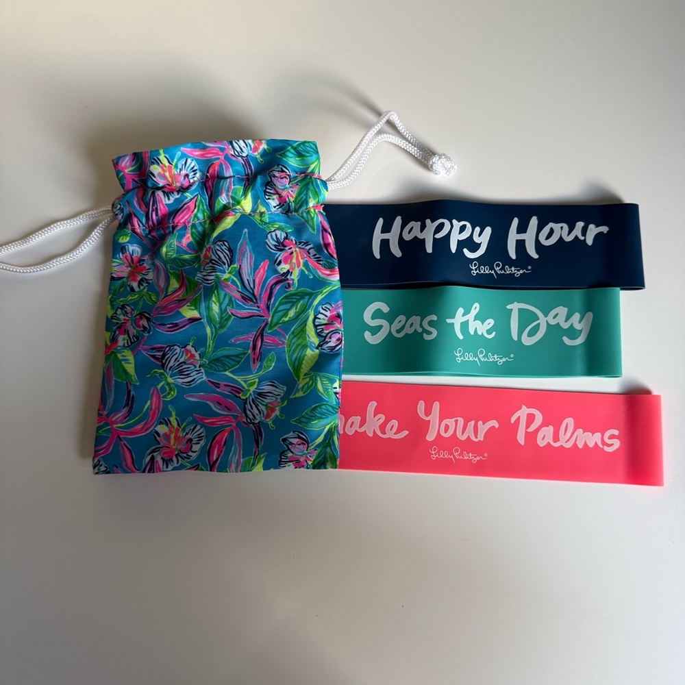 Lilly Pulitzer Tropical Resistance Bands Set